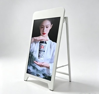 Pantalla Digital LCD de 43'' y 500 Nits, Portátil, para Publicidad, con Sistema Android CMS, para Restaurantes, Hoteles y Tiendas de Ropa