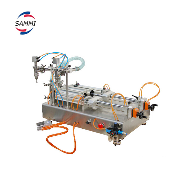 double heads pneumatic piston liquid filling machine,toilet cleaner dispensing machine