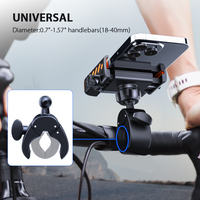 Nouveau support de téléphone de vélo d'équitation à verrouillage rapide Double ouverture latérale supports de téléphone extérieurs pour les E-BIKE