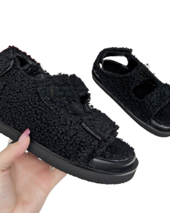 Sandalias de Plataforma con Velcro para Mujer, Verano 2024, Tallas Grandes, Estilo Casual, Punta Abierta, Color Sólido - Product Image 6
