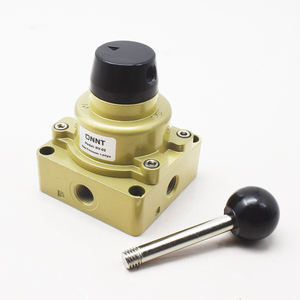 HV-Serie G1/4 G3/8 G1/2 4-Wege-2-Positionen-pneumatisches Handhebel ventil Hand-Push-Pull-Steuerung Pneumatisches Luft ventil - Product Image 6
