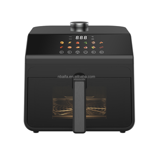 Friteuse à air Aifa format familial 6,5 L avec fenêtre de visualisation, cuve intérieure métallique haut de gamme, double mode de cuisson, faible teneur en gras - Product Image 1