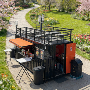 Conteneur mobile pour café, bar, restaurant, cuisine, remorque, équipement - Product Image 1