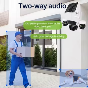 HIKWIFI Caméra de surveillance multi-objectifs Carte <span class=keywords><strong>SIM</strong></span> solaire 4g Okampro IP66 Caméra solaire de stockage en nuage étanche 4g Tarjeta <span class=keywords><strong>Sim</strong></span> - Product Image 4