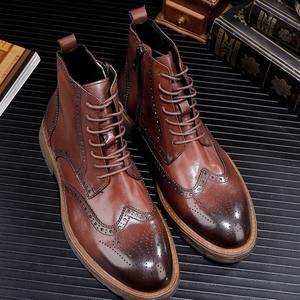 Chaussures Oxford en cuir véritable sur mesure de haute qualité, élégantes et respirantes pour hommes, adaptées aux mariages, aux fêtes et à un usage quotidien - Product Image 1