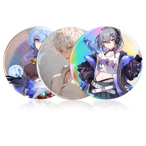 Bán buôn 58 Mét huy hiệu nút <span class=keywords><strong>Maker</strong></span> tùy chỉnh in logo Thiết kế vật liệu sắt - Product Image 1