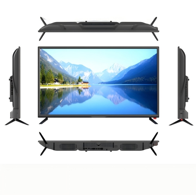43-Inch 4K Android Smart LED TV Black Cabinet with 60Hz Refresh Rate for Home or Hotel Use HDTV Definition in English