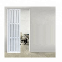 Charnière de porte pliante en PVC transparent, porte pliante flexible, cloison intérieure