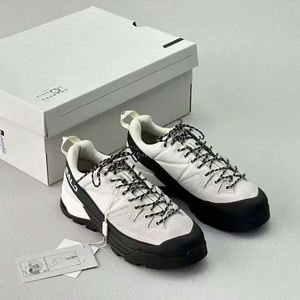 Chaussures de montagne unisexes tout-terrain, maille respirante, caoutchouc, baskets de montagne à lacets tendance - Product Image 3