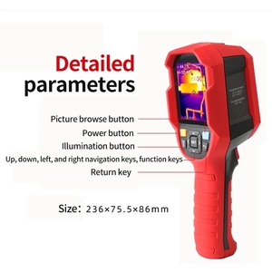 UNI-T Máy Ảnh Nhiệt Hồng Ngoại Độ Phân Giải 256X192 Máy Ảnh Nhiệt Kế Cầm Tay (Tích Hợp Pin) - Product Image 3