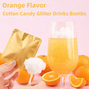 맛이 나는 솜사탕 글리터 음료 폭탄, 음료용 식용 글리터, 칵테일용 글리터 - Product Image 2