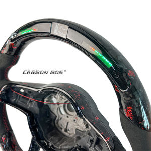 Volant sport en fibre de carbone forgée <span class=keywords><strong>rouge</strong></span>, cuir perforé pour Volkswagen MK7 MK6 MK5 <span class=keywords><strong>Golf</strong></span> R GTI GTS <span class=keywords><strong>GTD</strong></span> GTI <span class=keywords><strong>Golf</strong></span> <span class=keywords><strong>7</strong></span> <span class=keywords><strong>Golf</strong></span> - Product Image 3