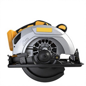 Sierra Circular para Cortar Madera, 1400W, <span class=keywords><strong>Motor</strong></span> sin Escobillas, Ángulo y Profundidad Ajustables, Sierra Eléctrica Industrial para Bricolaje - Product Image 2