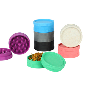 Fast Shipping Eco-Friendly Biodegradable 2-Layer Round Tobacco <b>Grinder</b> Custom Color Logo Wholesale <b>Herb</b> <b>Grinder</b> - Product Image 2