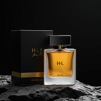 Botol Parfum Kaca Mini Mewah Isi Ulang 30ml 50ml 100ml Warna-warni dengan Tutup Mahkota, Cetak Sablon, dan Stempel Emas