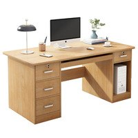 Petit tiroir moderne pour chambre à coucher, en bois blanc, réglable, avec imprimante, table de bureau d'étude, bureau d'ordinateur, bon marché