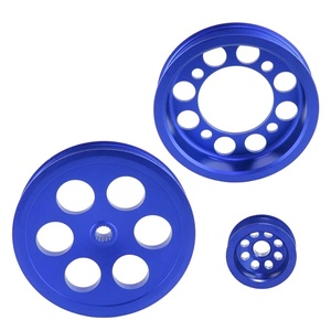 Poulie de manivelle légère pour <span class=keywords><strong>Toyota</strong></span> pour <span class=keywords><strong>Supra</strong></span> 2JZ-GTE Turbo 3.0L JZA80 93-98 pièces de moteur en alliage Mazda pour modèles de voitures Benz - Product Image 5