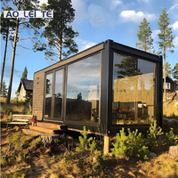 Conteneur modulaire en bois et acier pour bureaux Design d'un pack plat par Golden Supplier Prêt pour une installation rapide
