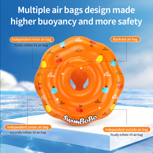 Swimbobo, anillos de asiento de natación inflables de PVC portátiles de verano para niños, anillos de natación flotantes para niños, juguete de agua para niños - Product Image 6