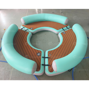 Flotteurs gonflables en PVC Drop Stitch, radeau, chaise longue flottante pour piscine, canapé flottant pour la mer, la plage, l'eau, hamac, chaise longue flottante - Product Image 2