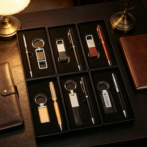 Set <span class=keywords><strong>de</strong></span> Llavero con Bolígrafo Ejecutivo, <span class=keywords><strong>Regalo</strong></span> Corporativo <span class=keywords><strong>de</strong></span> <span class=keywords><strong>Aniversario</strong></span>, Entrega Rápida, Logotipo Personalizado <span class=keywords><strong>de</strong></span> Fábrica, Set <span class=keywords><strong>de</strong></span> <span class=keywords><strong>Regalo</strong></span> Empresarial - Product Image 4