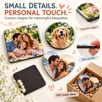 Autocollants aimantés pour réfrigérateur personnalisés avec photo, impression couleur intégrale pour la décoration du réfrigérateur, cadeaux et souvenirs