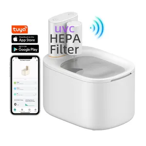 App Control HEPA Filter Cat Pet Drinking Water Fountain Wifi Smart Wireless Battery Operated Automatic Wifi Water Fountain Cats