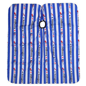 Mode bleu et blanc bande <span class=keywords><strong>coupe</strong></span> <span class=keywords><strong>de</strong></span> <span class=keywords><strong>cheveux</strong></span> tissu <span class=keywords><strong>coupe</strong></span> <span class=keywords><strong>de</strong></span> <span class=keywords><strong>cheveux</strong></span> teinture des <span class=keywords><strong>cheveux</strong></span> épaule garde Salon tabliers - Product Image 2