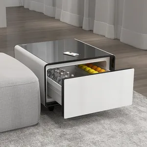 Multifunktion ale Smart-Home-Möbel mit kabellosem Laden Kühlschrank Schublade Smart Couch tisch Mini Beistell tisch