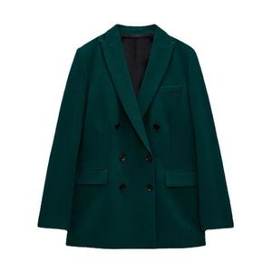 Nuovo completo <span class=keywords><strong>doppio</strong></span> <span class=keywords><strong>petto</strong></span> da donna <span class=keywords><strong>verde</strong></span> con scollo a V completo personalizzato in due pezzi - Product Image 6