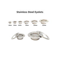Oeillets et œillets en métal en acier inoxydable personnalisés Trou rond sans nickel pour sacs Vêtements Chaussures Accessoires de vêtement-Haute qualité
