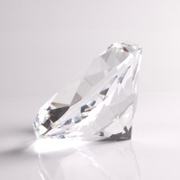 Prensadores de Papel Personalizados de Cristal en Forma de Diamante para Regalos de Boda