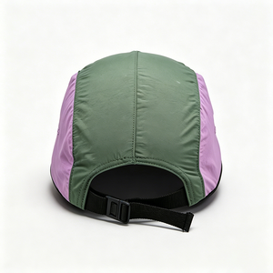 Unisex 5 Panel Camp Cap, Colorblock Quick Dry Outdoor Camping <b>Hat</b>, Adjustable Windproof Chin Strap Hiking Cap for Fishing - Product Image 2