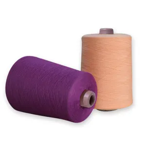 Factory direct dyed GOTS organic yarn 100% cotton ring spun recycled cotton yarn for knitting