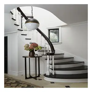 Винтовая лестница CBDMART по конкурентоспособной цене со стеклянными перилами винтовая лестница дуговая лестница