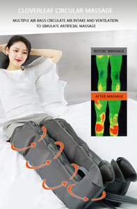 Health pal OEM ODM Medical Grade 4 Kammer Pneumatische Shorts Drahtlose Presso therapie Luftbein-Kompression stiefel für die Fuß wiederherstellung - Product Image 3