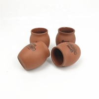 En gros Logo Personnalisé En Céramique en terre cuite mini pot de miel pot