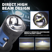 Sanvi G3 Mini H4, projecteur haute puissance 130W 12V, lentille de projecteur, phares LED automatiques pour voiture Accord