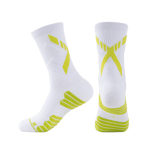 ถุงเท้ากีฬาบาสเก็ตบอลสำหรับผู้ชายชั้นยอดสำหรับฝึกซ้อมกันลื่นพื้นหนาเทคนิคถักสำหรับฤดูร้อน - Product Image 1