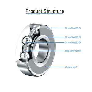 Rodamiento de Bolas Micro ZZ Sellado de Acero Cromado Abec 9 de Fila Única de 1.5x4x2mm para Ruedas de Fingerboard y Camiones Pequeños 681x 681xzz - Product Image 5
