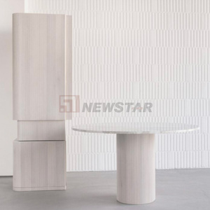 Newstar moderno nordico <span class=keywords><strong>rotondo</strong></span> tavolo da pranzo in <span class=keywords><strong>marmo</strong></span> cucina ristorante sala da pranzo mobili tavoli da pranzo in <span class=keywords><strong>marmo</strong></span> - Product Image 2