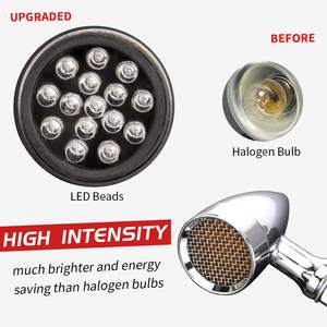 Luces Intermitentes para Motocicleta, Indicadores Delanteros y Traseros Universales, Compatibles con Harley Davidson Cruiser Iron Softail - Product Image 3