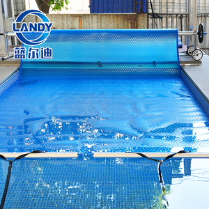Cubierta Solar <span class=keywords><strong>para</strong></span> Piscina LANDY PE, Retención <span class=keywords><strong>de</strong></span> Calor, Antipolvo, Cubierta Térmica <span class=keywords><strong>para</strong></span> <span class=keywords><strong>Piscinas</strong></span> - Product Image 3