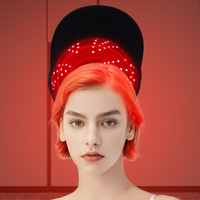 Gorra de Terapia de Luz Roja de 660nm para Crecimiento del Cabello, con 3-1 LED, Directo de Fábrica