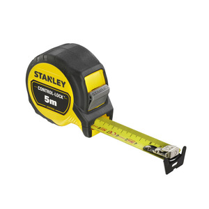 Ruban à mesurer Stanley Control Lock 5m avec mécanisme de verrouillage pour des mesures de précision - Product Image 1