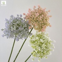 Vente en gros de boules d'allium de 65 cm, centre de table floral, fleurs artificielles géantes pour la décoration de table de mariage
