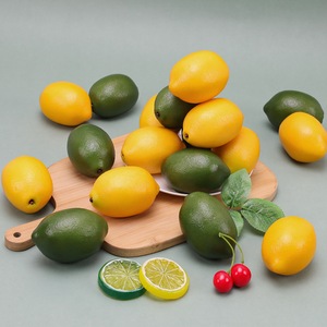 <span class=keywords><strong>Fruits</strong></span> <span class=keywords><strong>et</strong></span> <span class=keywords><strong>légumes</strong></span> artificiels Décoration Faux pomme pêche citron raisin aubergine concombre laitue haricot poivron - Product Image 5