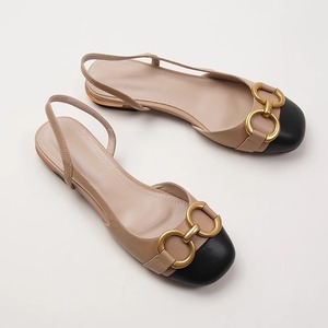 Sandales plates à <span class=keywords><strong>talon</strong></span> épais et colorées de style coréen pour femmes 2026 – Respirantes et légères, parfaites pour l'export. - Product Image 3