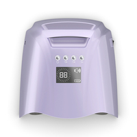 Sèche-ongles électrique à batterie longue durée 3H avec logo personnalisé, source de lumière UV LED double, lampe à ongles à séchage rapide, fabricant