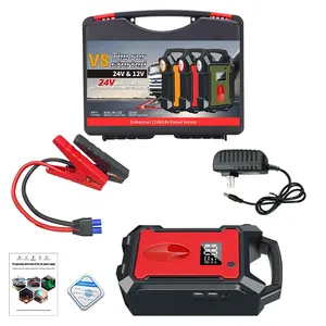 Bateria diesel de 68000mAh para caminhão, 12V, 24V, alta potência, multifuncional, banco de potência, 12 24 volts, para caminhão, acionador de partida